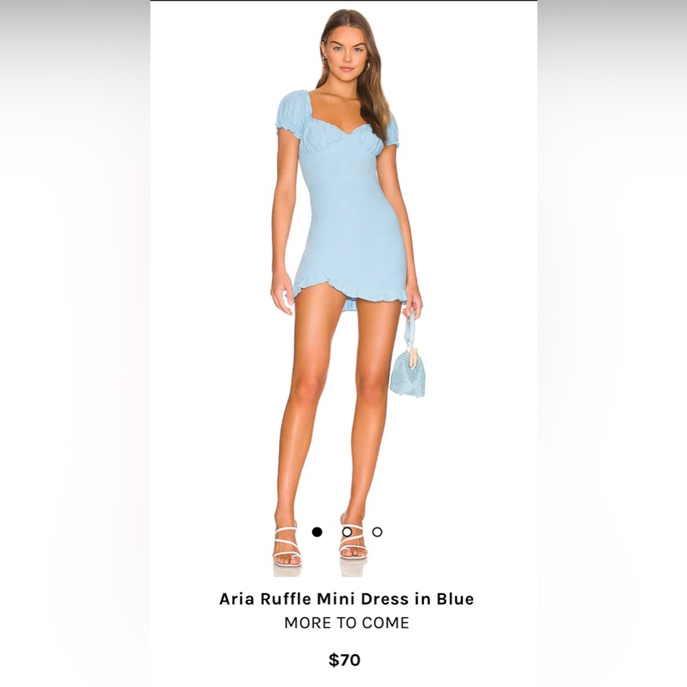 Blue More to Come Mini Dress